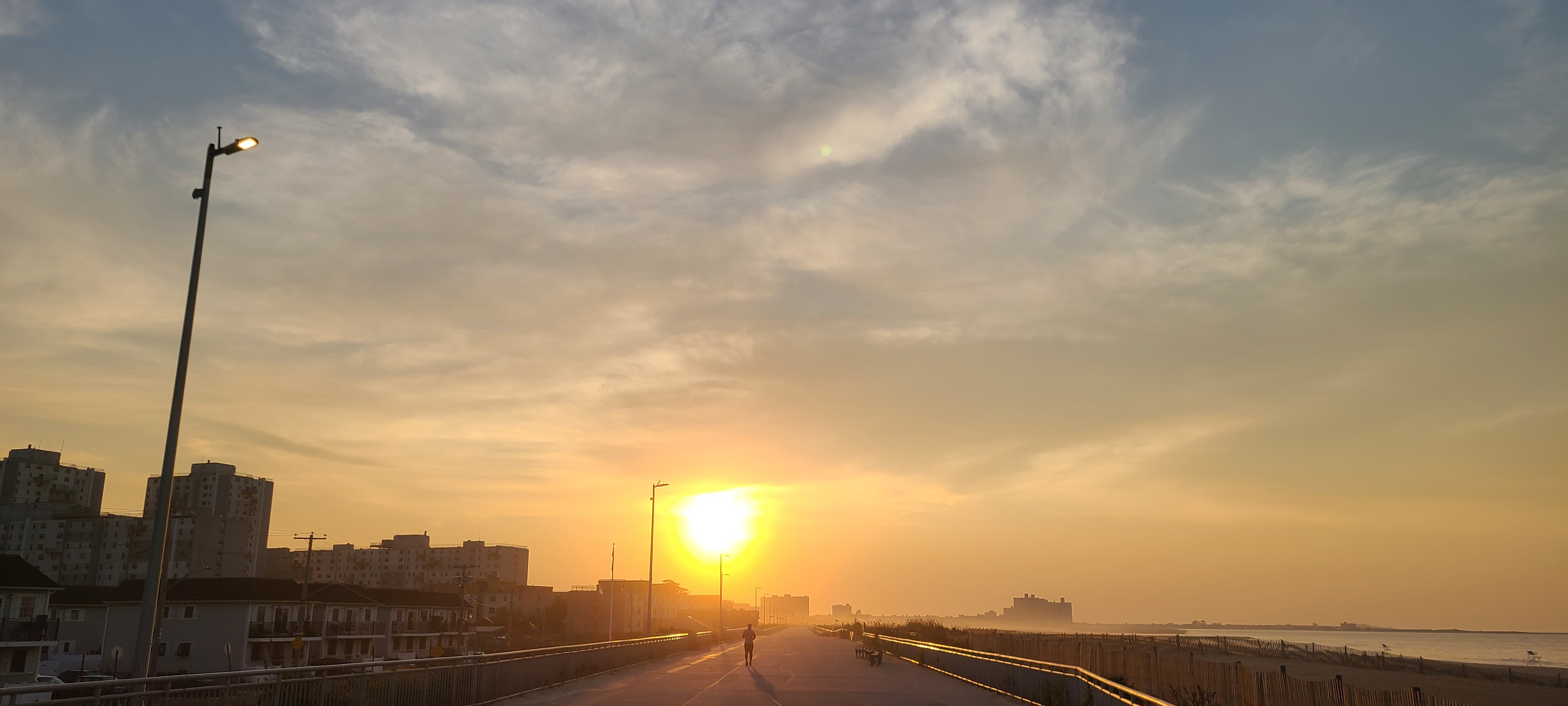 Boardwalk at dawn
